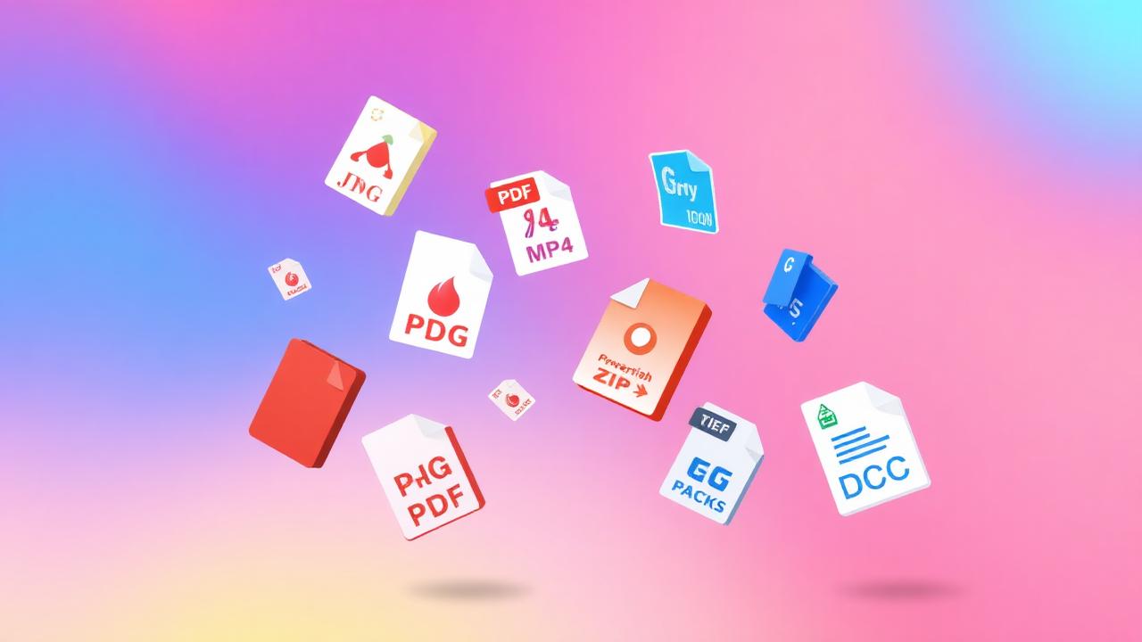 Best File Formats Explained: When to Use JPG, PNG, PDF, MP3, MP4, ZIP & More